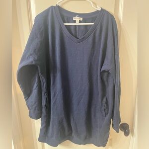 Zenana Outfitters Classic Navy Knit Top